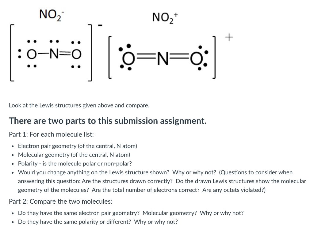 lewis structure for no2+