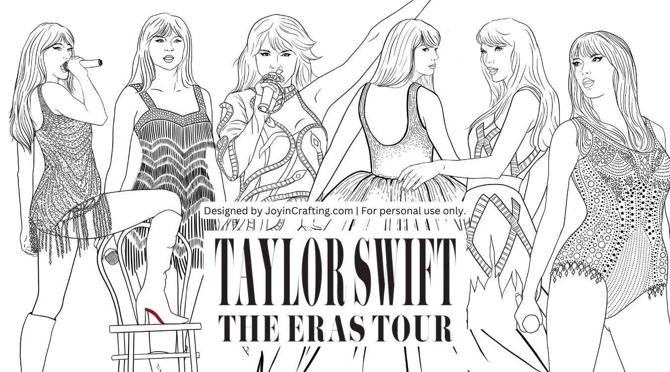 taylor swift coloring pages