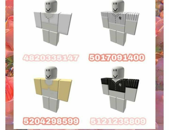 roblox shirt codes