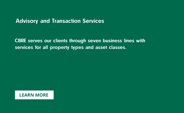 cbre advisory & transaction services