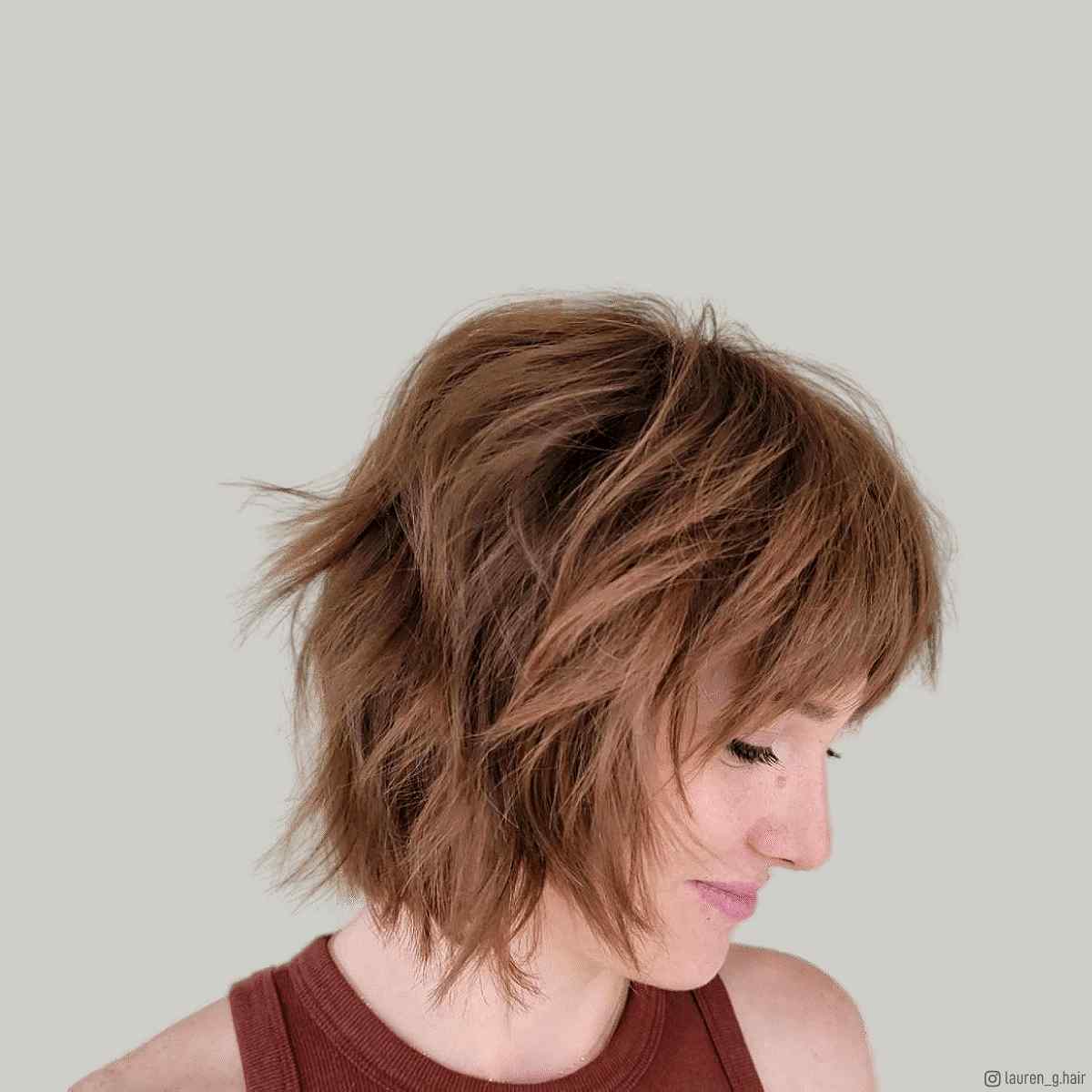 choppy edgy short shaggy cuts