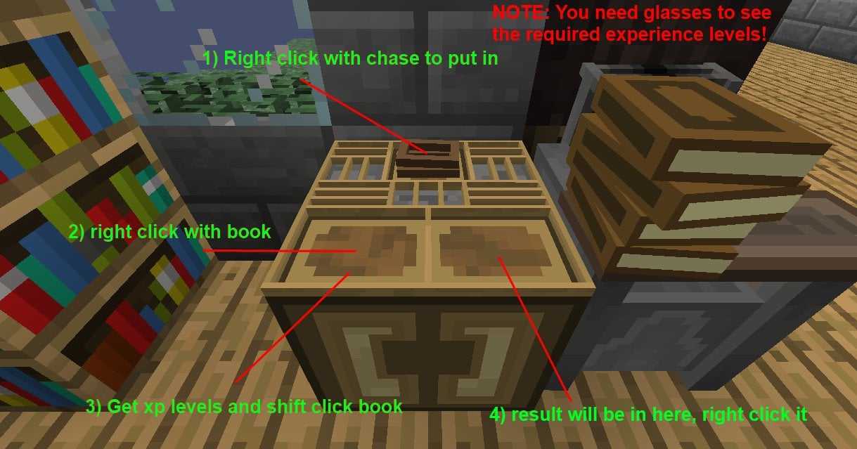 minecraft copy enchanted book