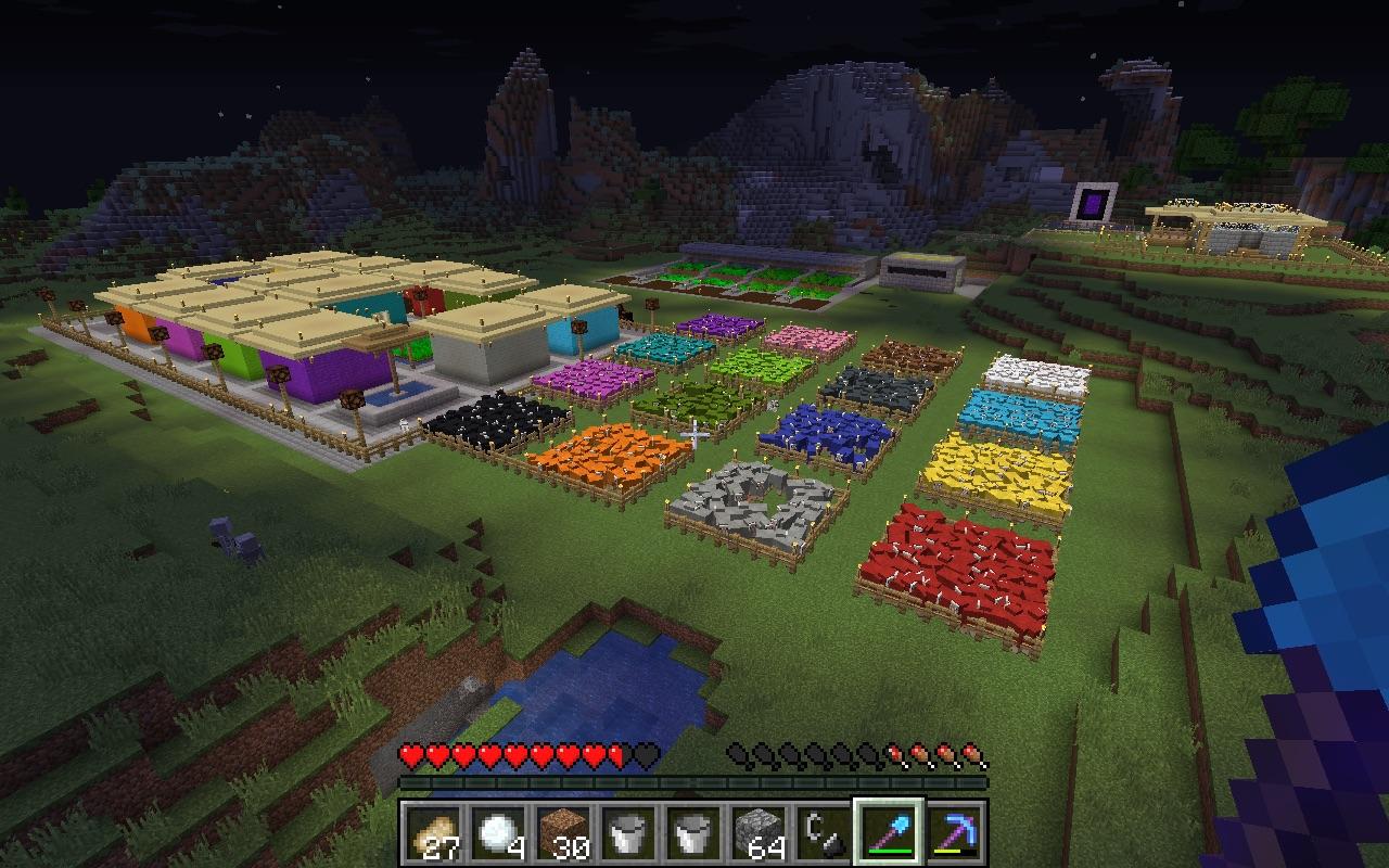 sheep farm minecraft