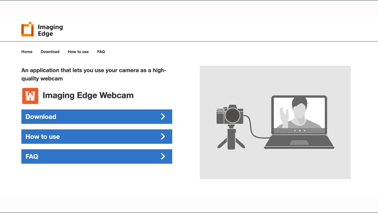 imaging edge webcam