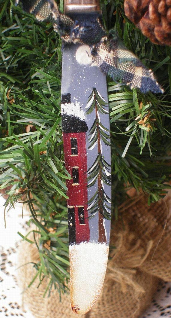 knife christmas ornament