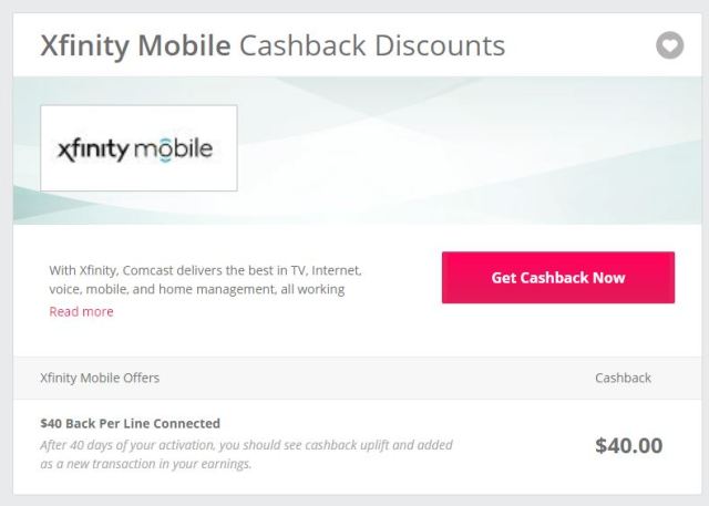 xfinity mobile promo code existing customer