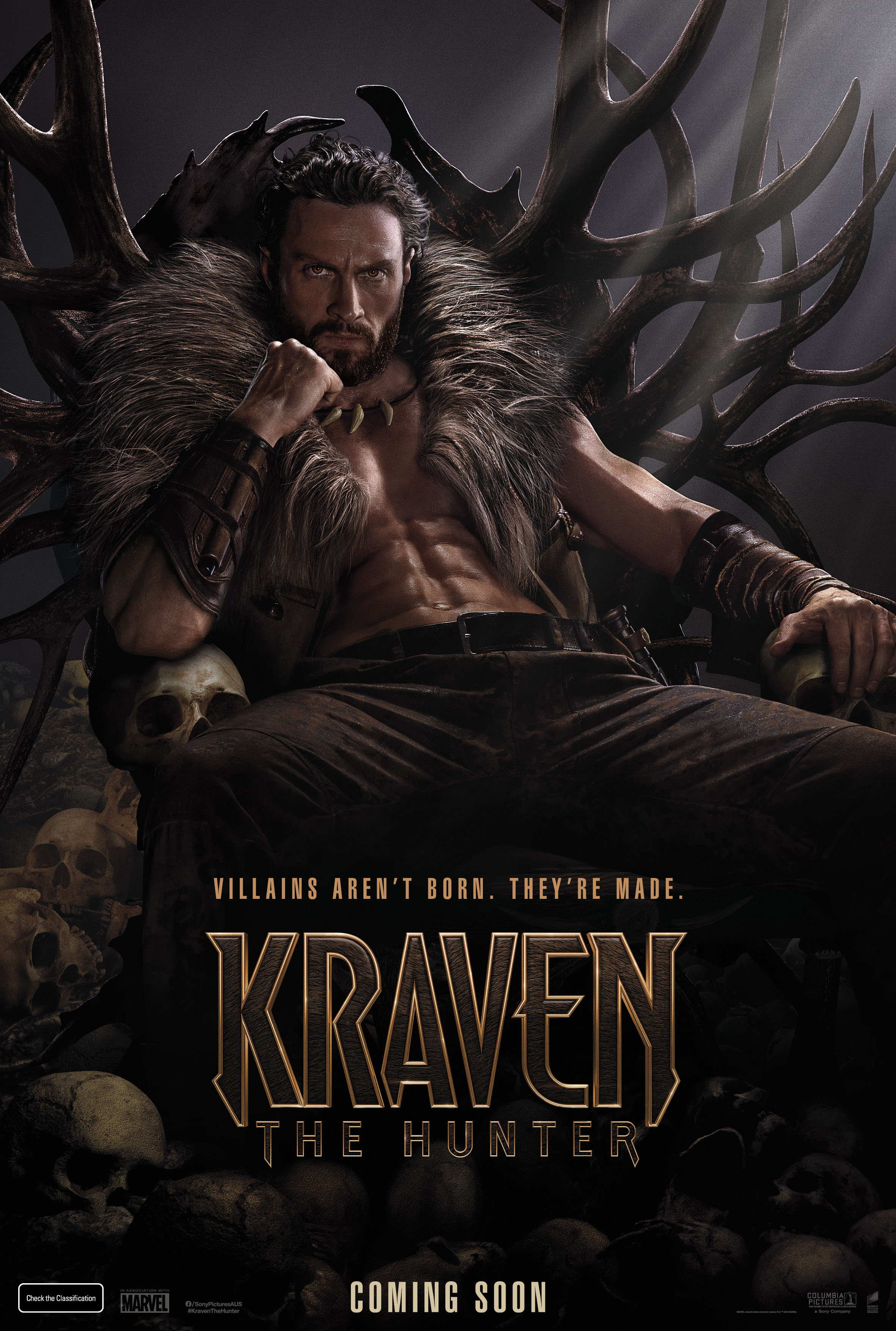 kraven the hunter release date australia