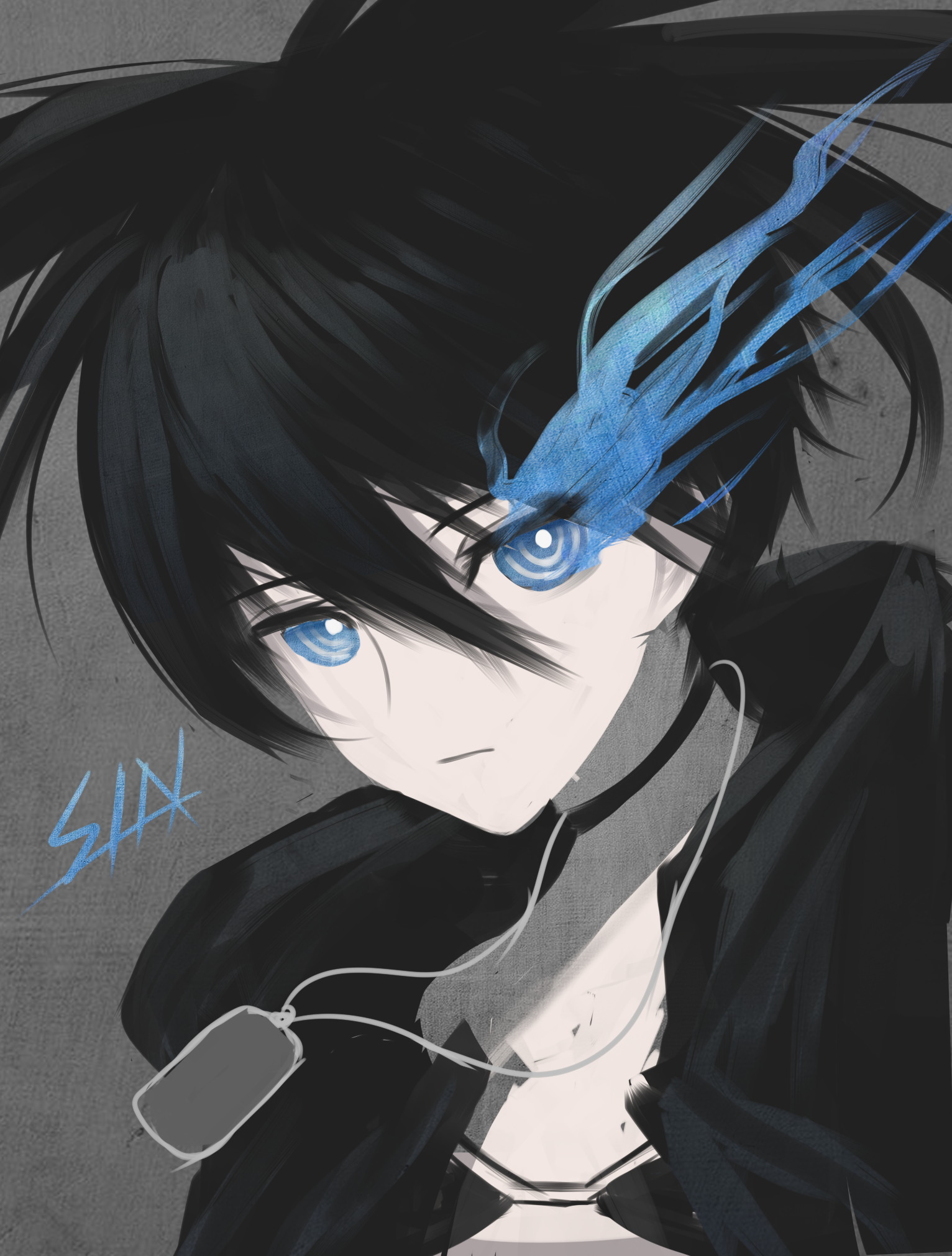 black rock shooter fanart