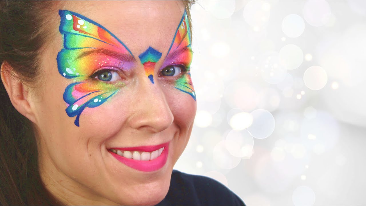 butterfly face paint easy