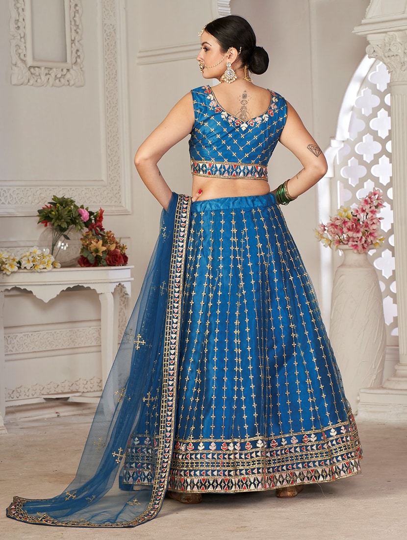 semi stitched lehenga choli with dupatta