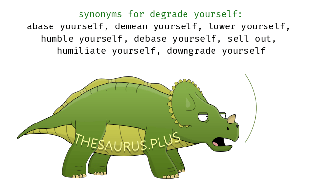 degrade synonym