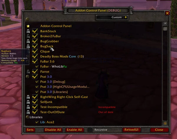 addons 3.3.5