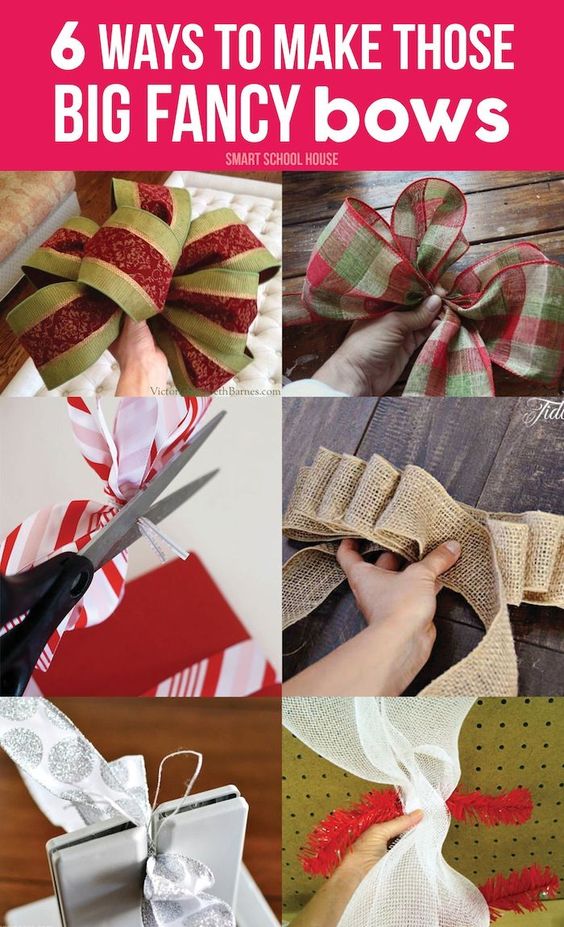 how to make bows out of ribbon for christmas