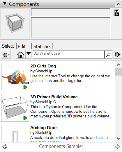 sketchup make component