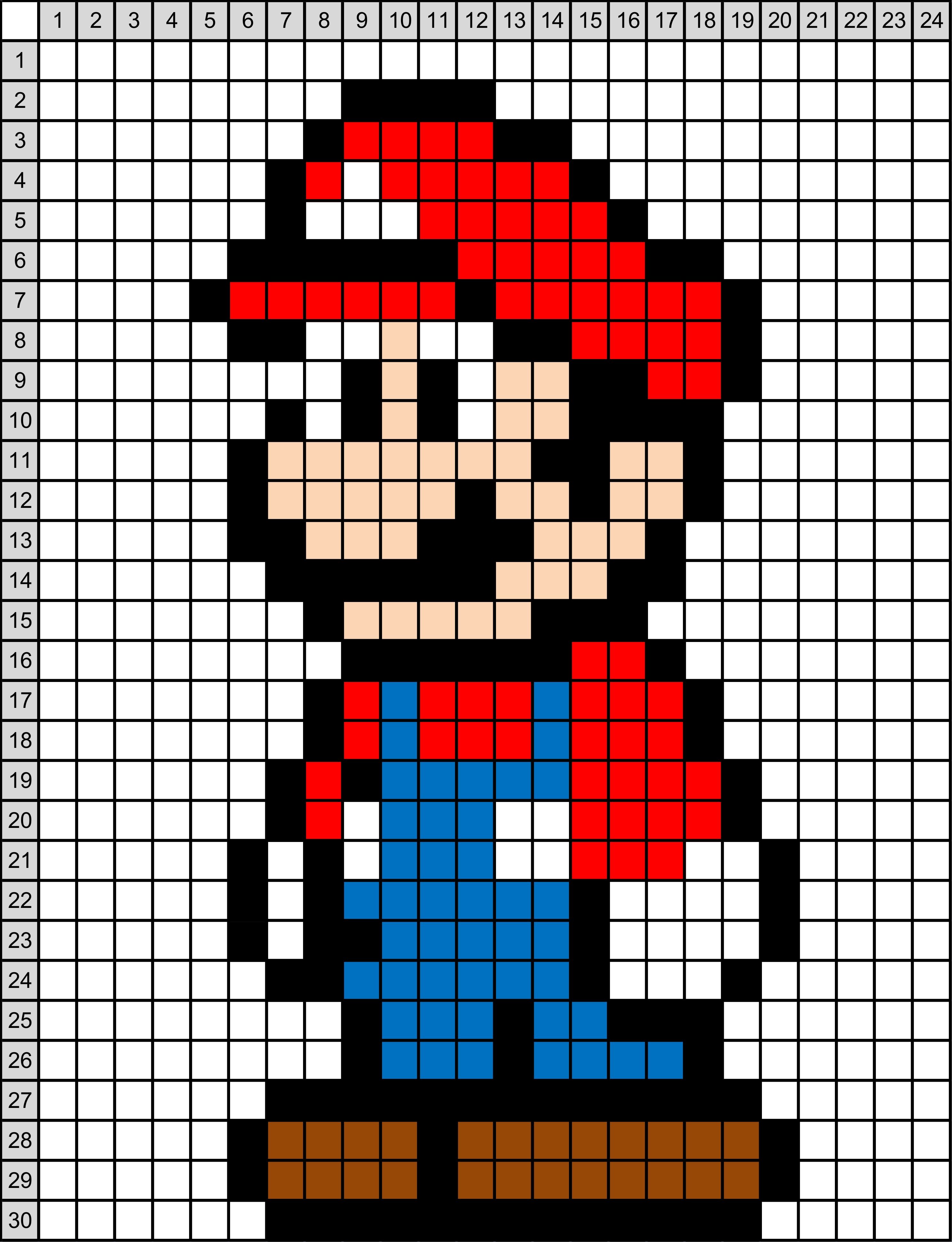 mario pixel art