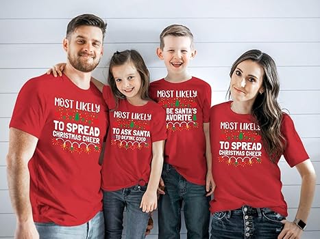 matching christmas shirts for family