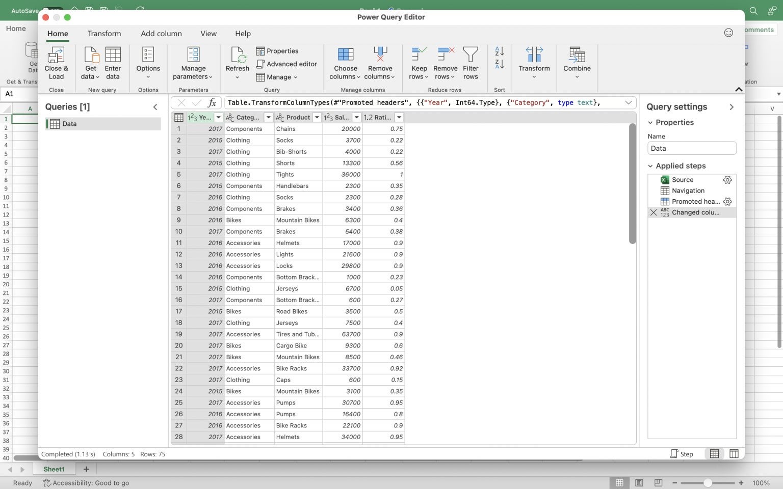 power query excel 2011 mac