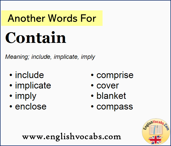 another word for include