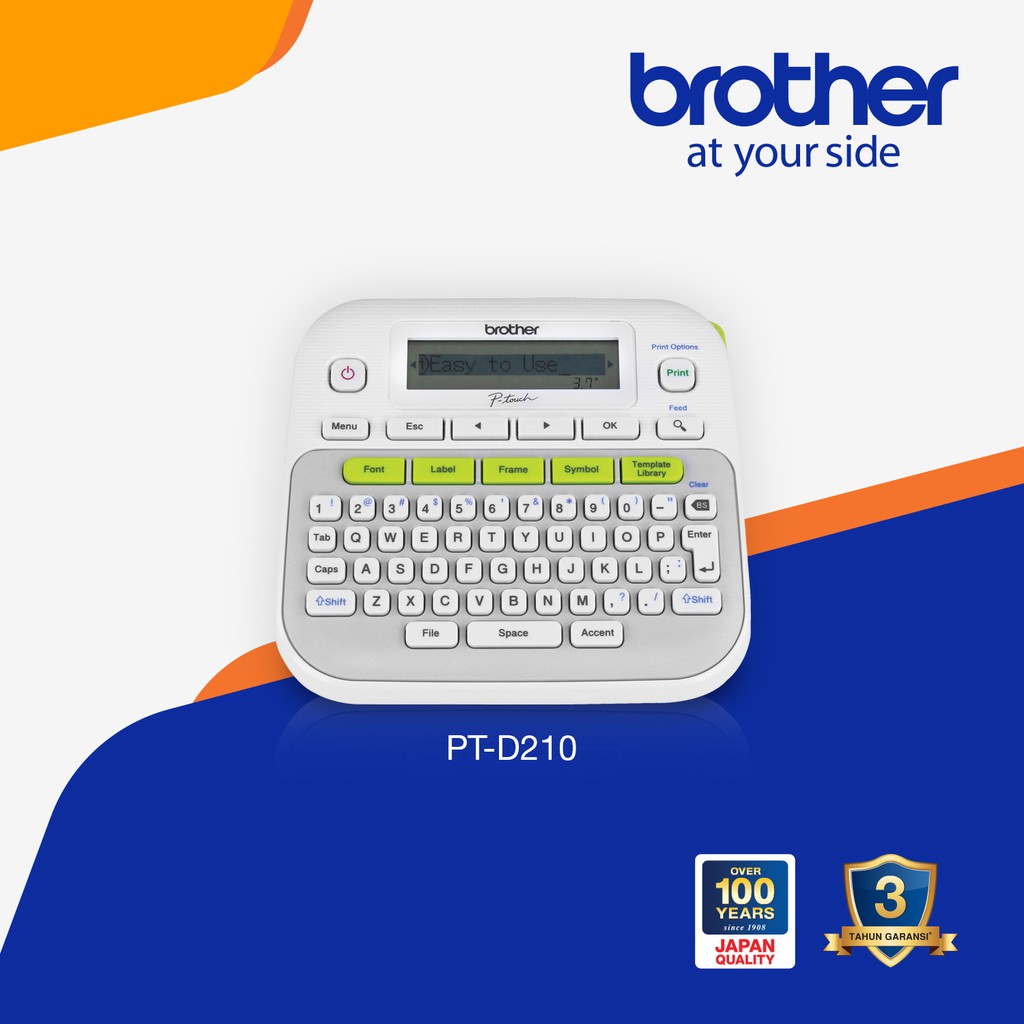 brother p touch pt d210 label maker labeler