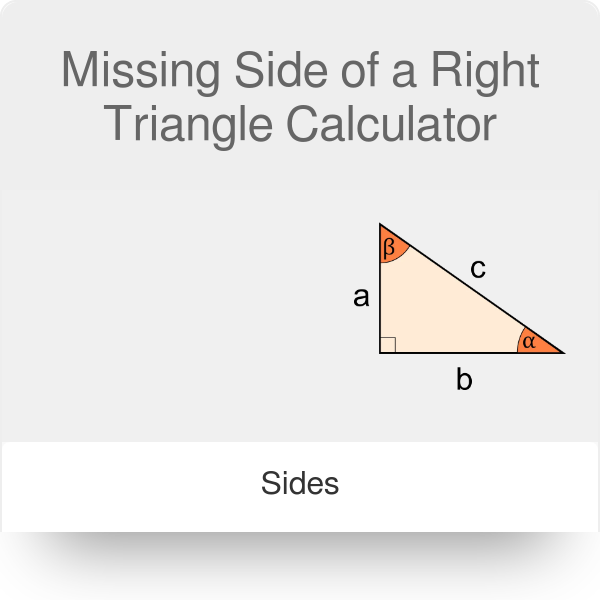 find the missing side of a triangle calculator