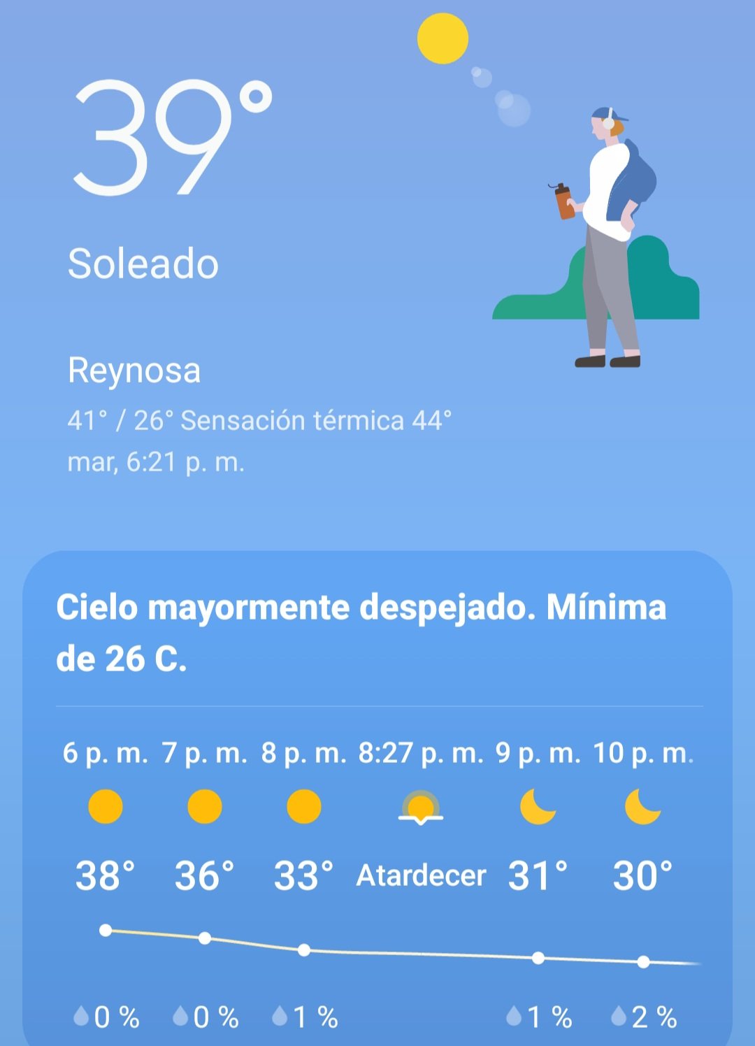 temperatura actual de reynosa