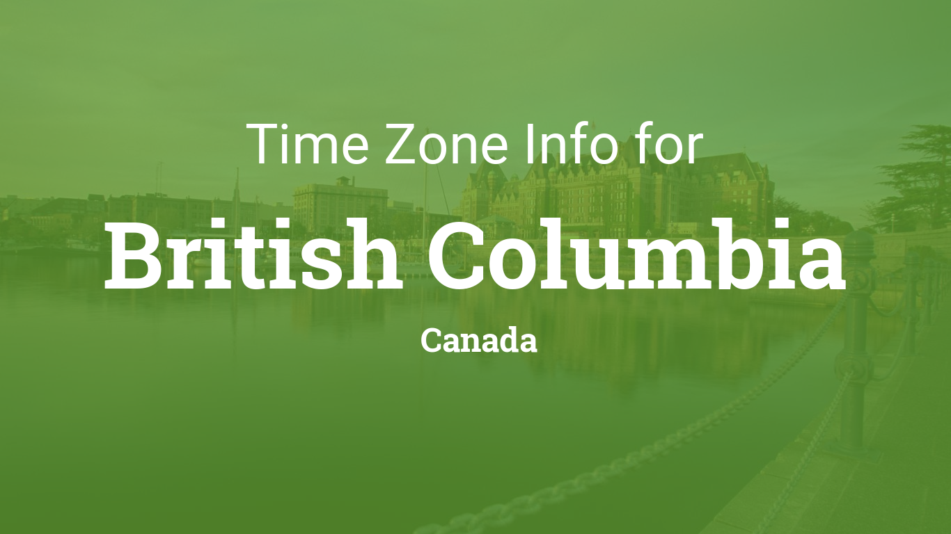 what is british columbia time zone