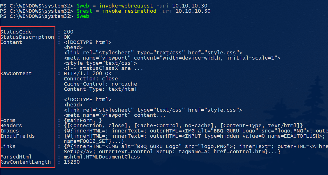 powershell invoke webrequest