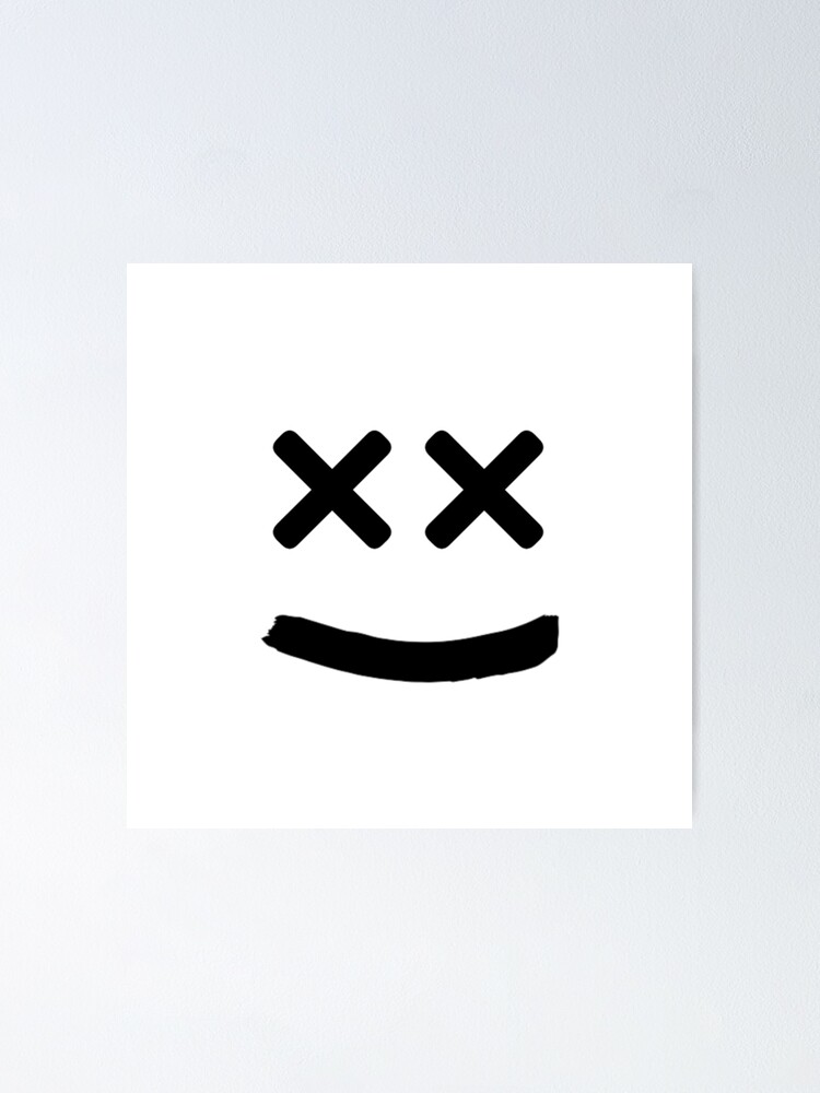 marshmello face text