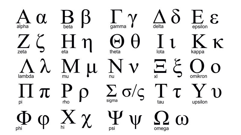 21st letter greek alphabet