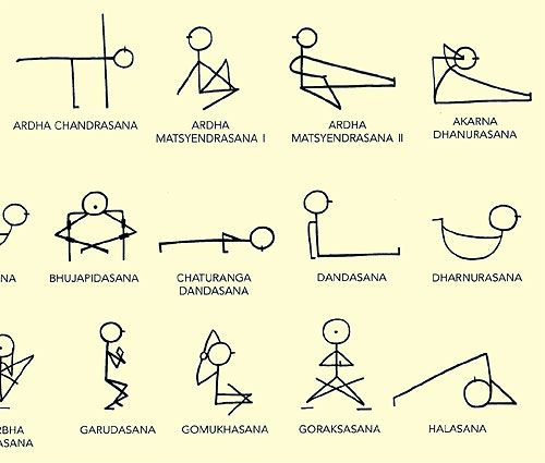 vajrasana stick figure