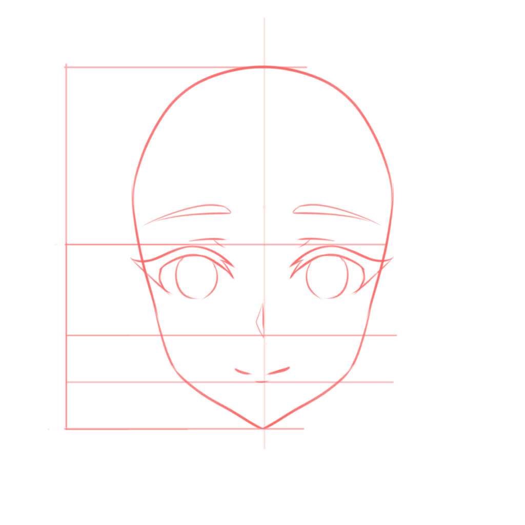 anime face proportions guidelines