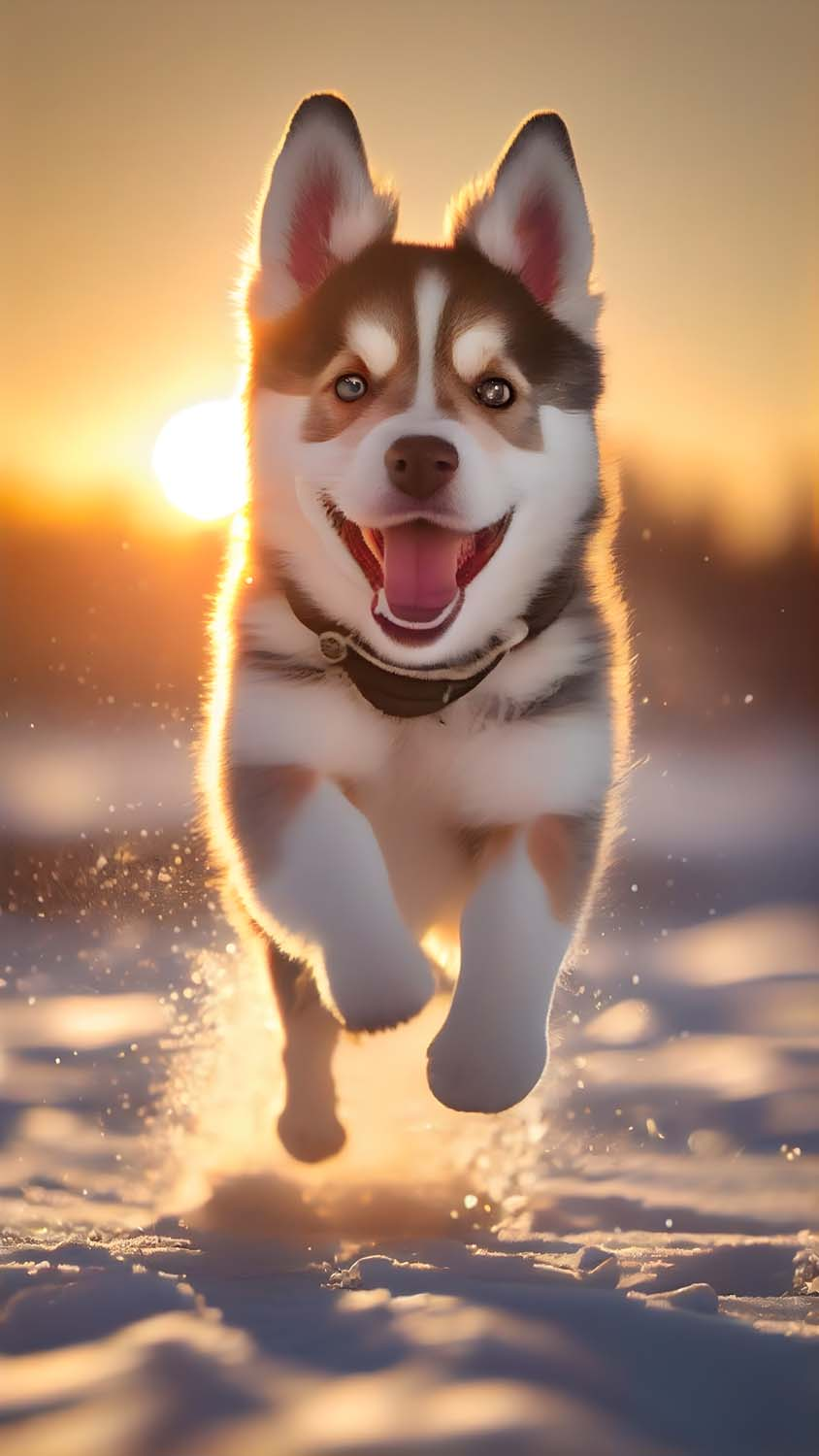 cute husky wallpaper