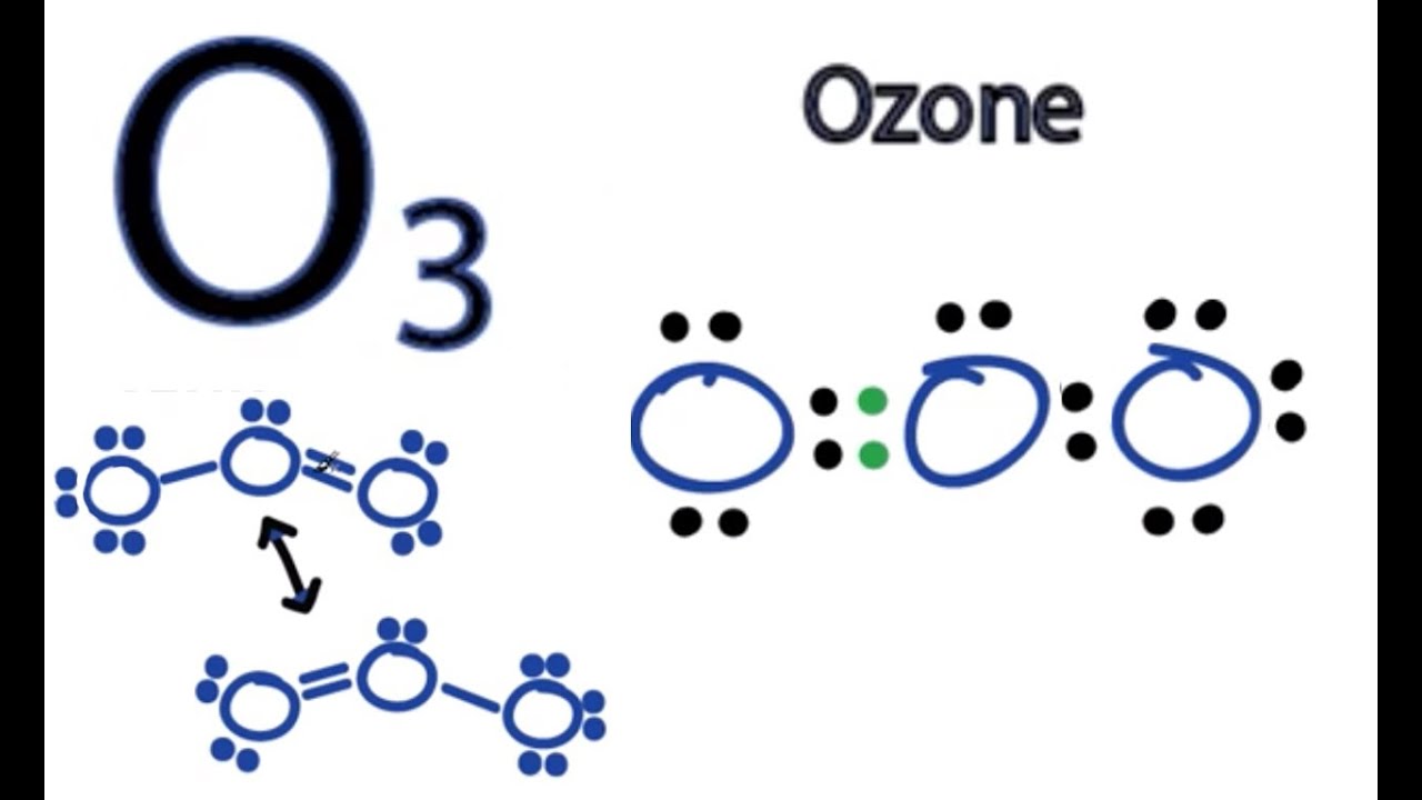 lewis dot structure for o3