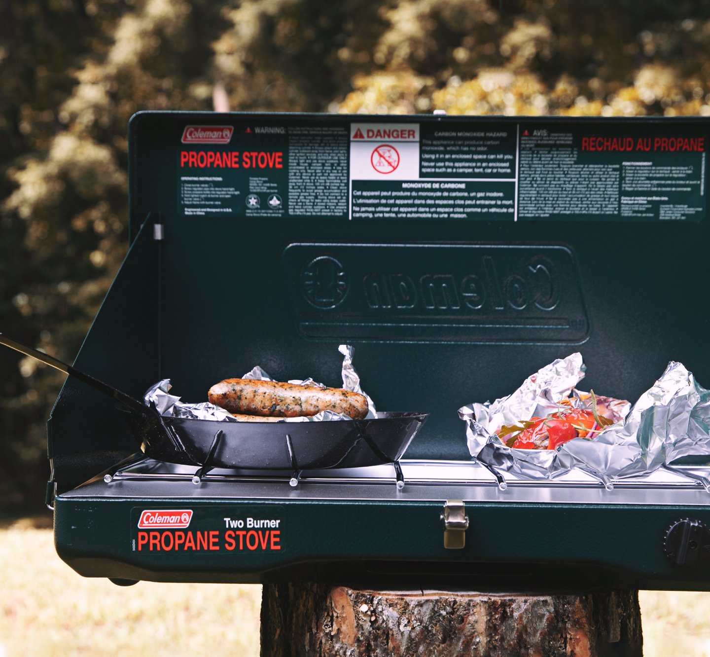 coleman flat top grill