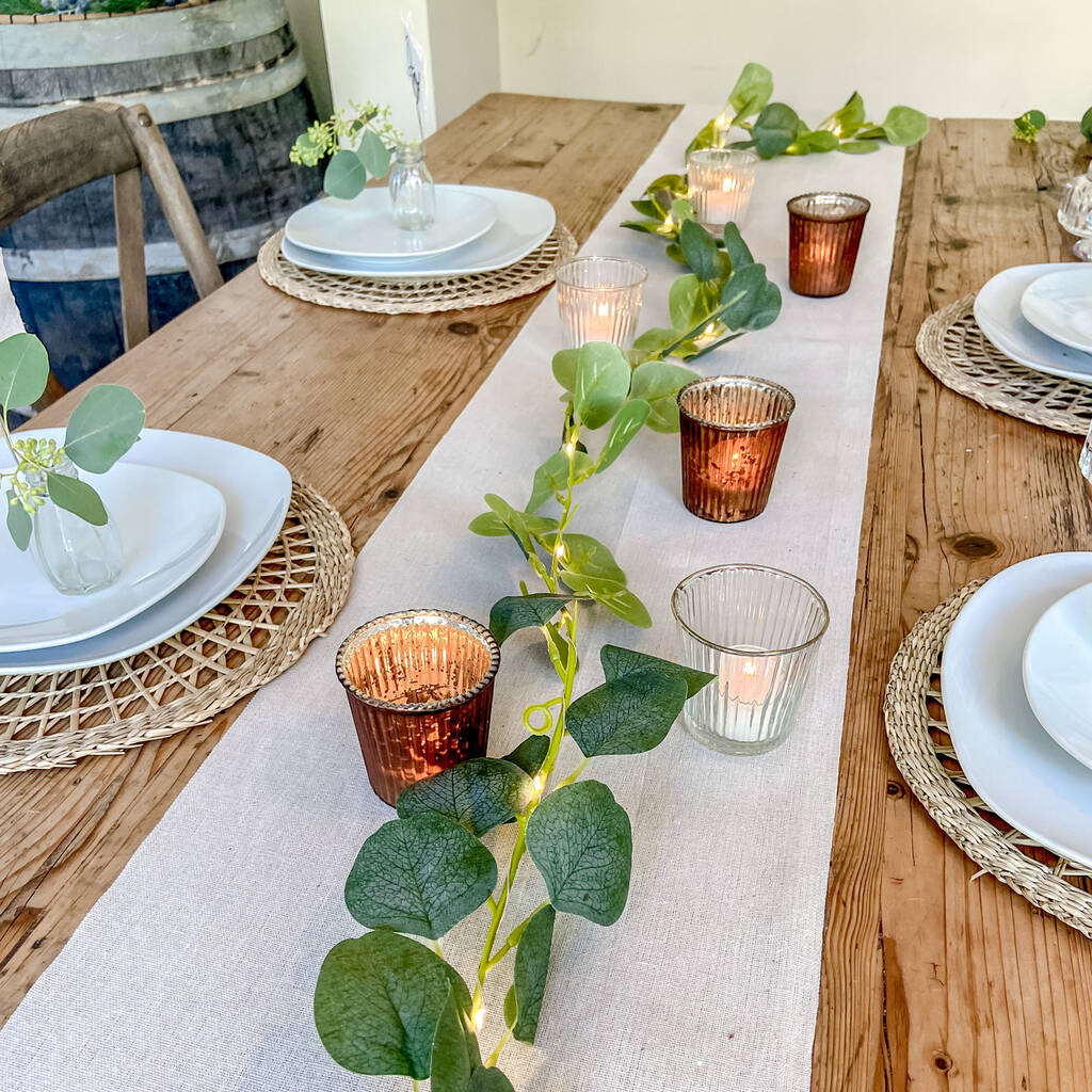 cotton table runner