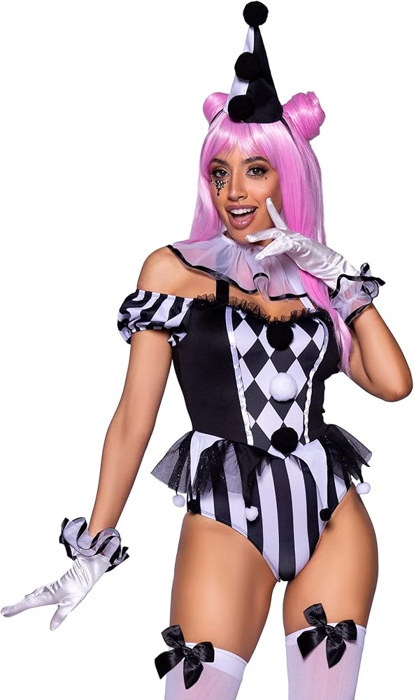 sexy clown costume for women