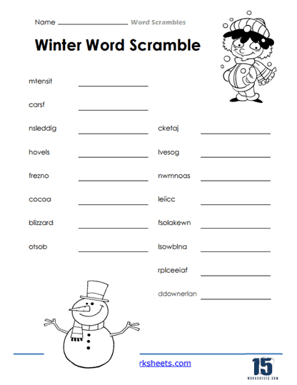 solving word scramble