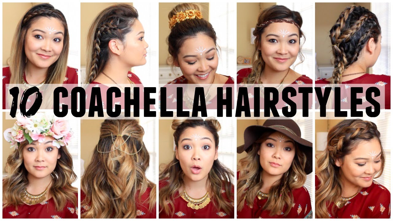 coachella hairstyle for short hair