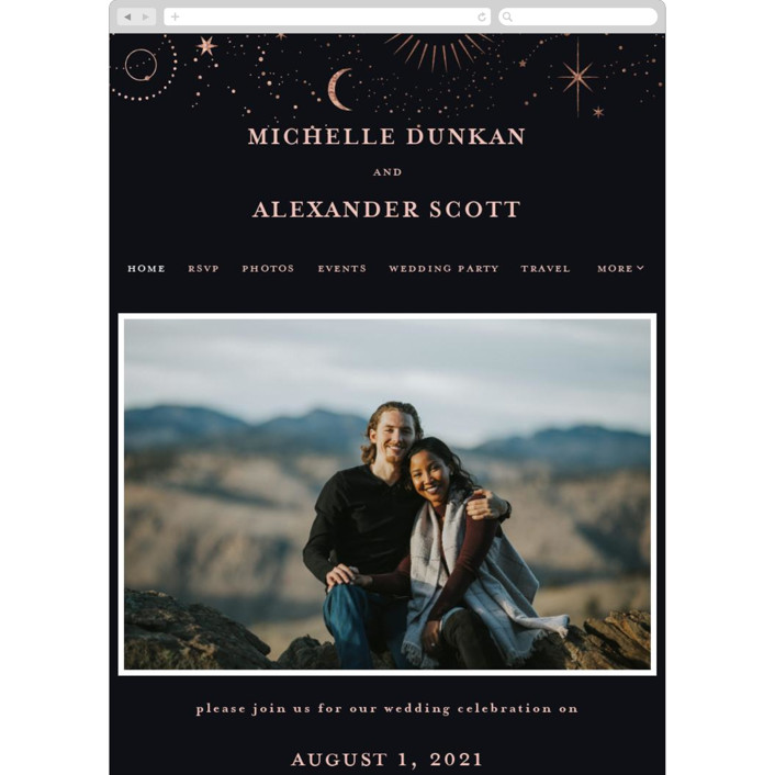 minted wedding website examples