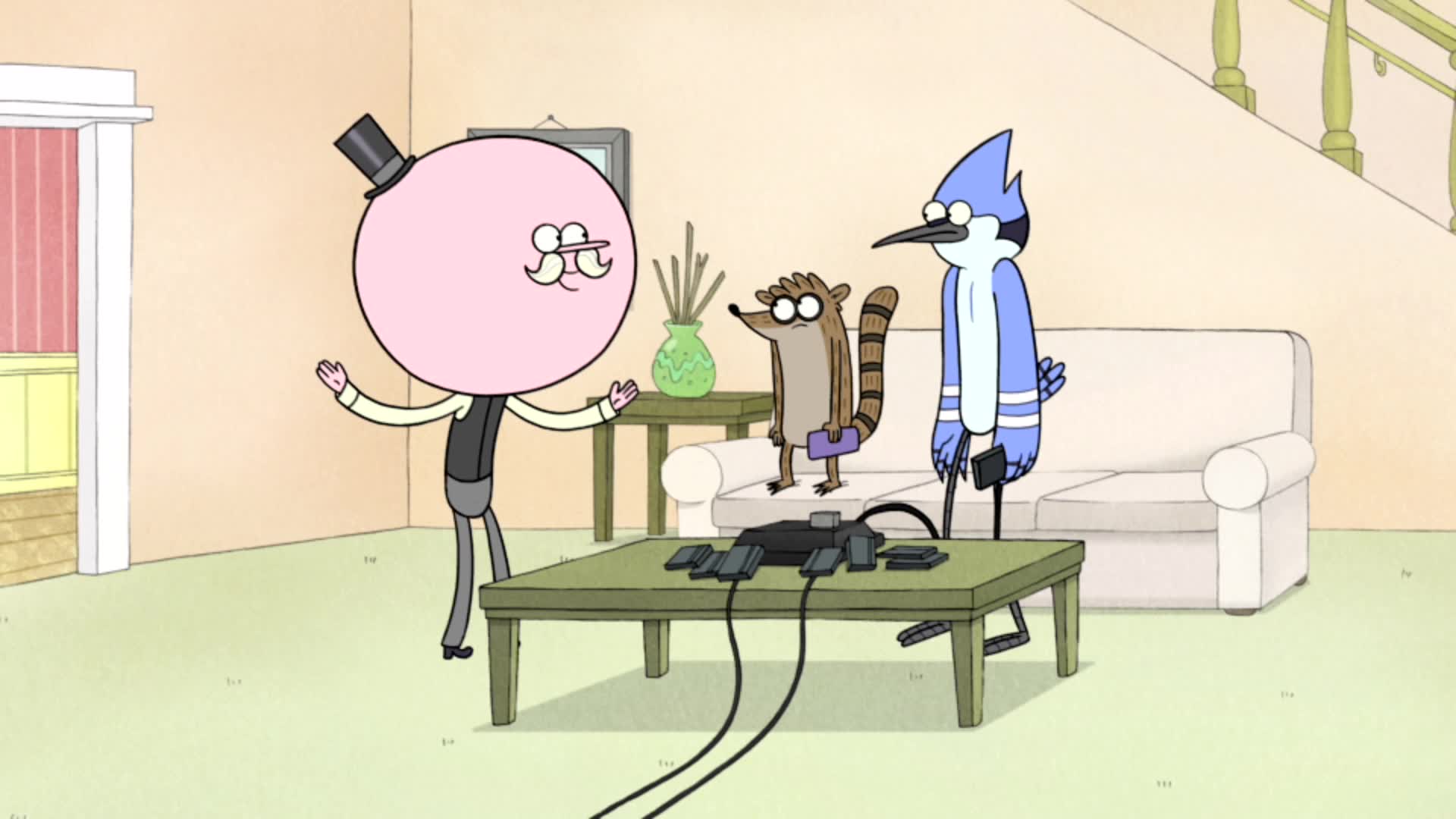 regular show couch