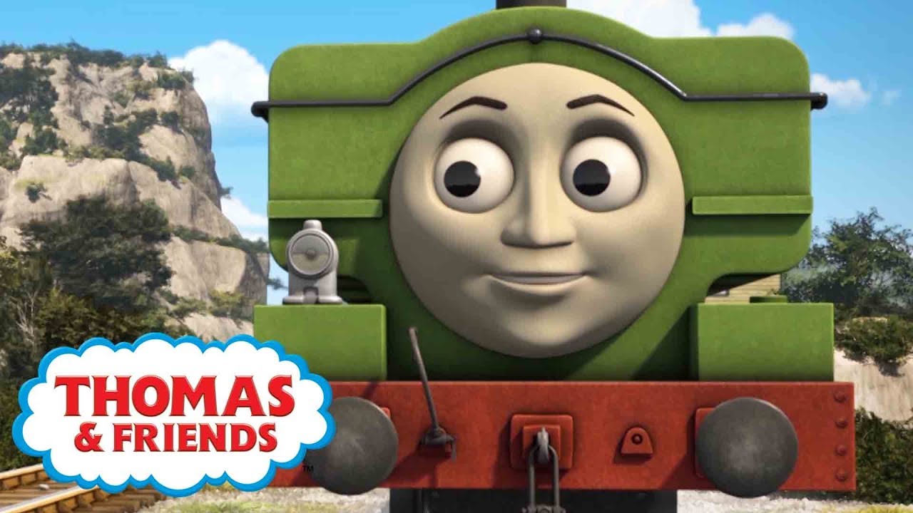 green train on thomas the tank engine