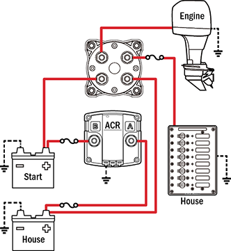 boat battery switch wiring diagram