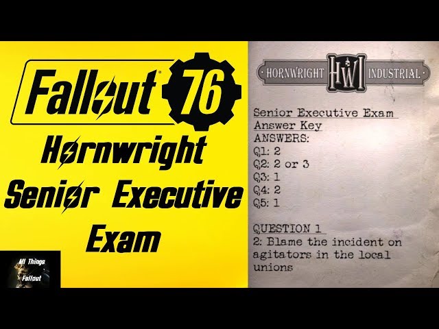 fallout 76 mining exam answers