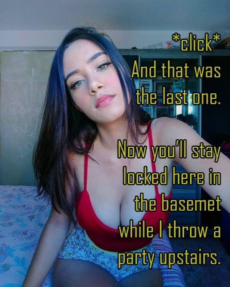 femdom bondage captions