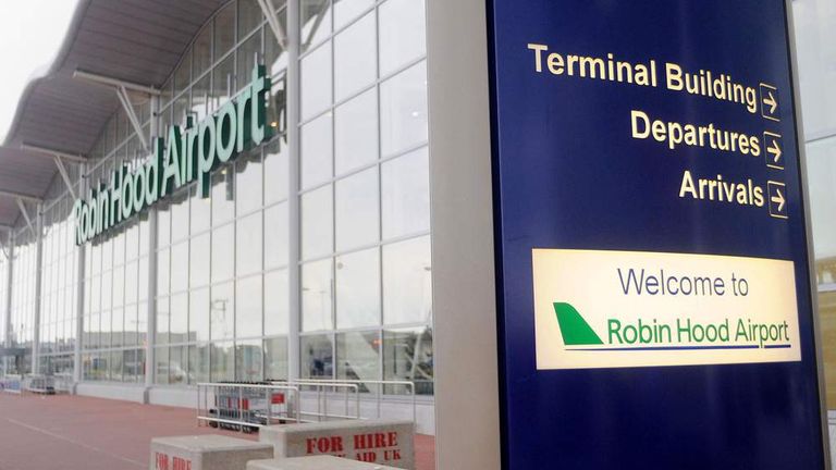 robin hood airport departures and arrivals