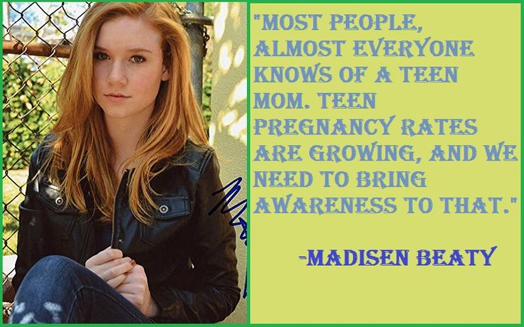 famous teenage pregnancy quotes