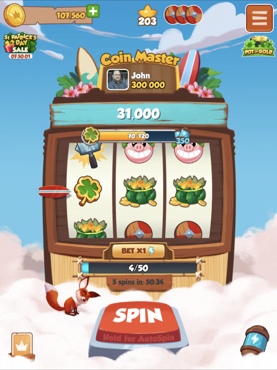 free spins coin master 2019