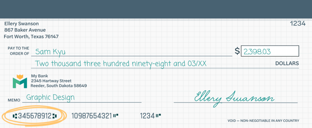 routing number for wells fargo checking