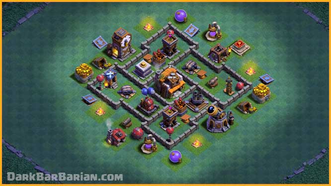 clash of clans town hall 5 builder base