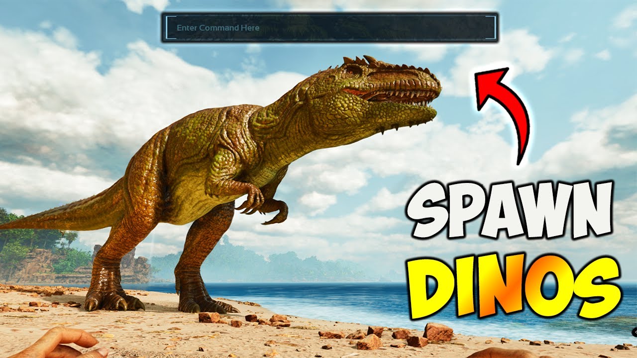 ark survival ascended dino spawn command